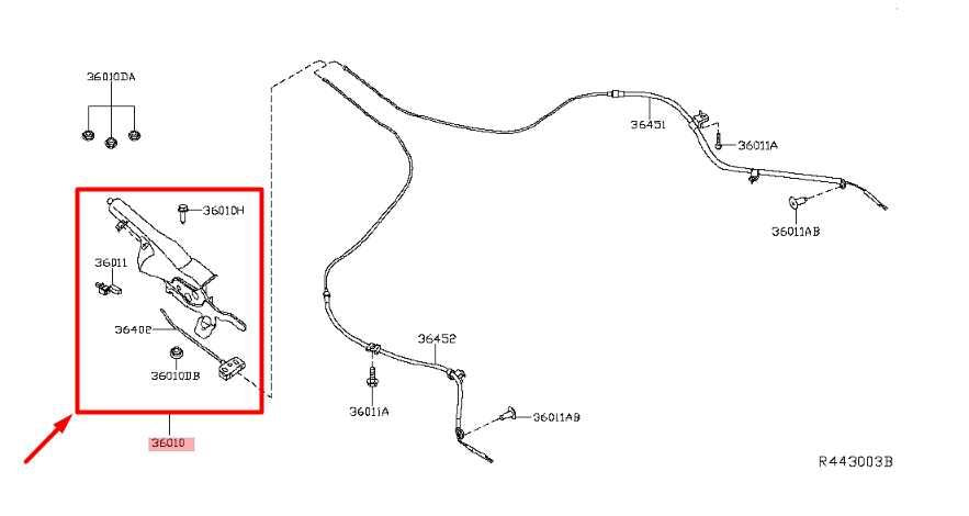 2013-2019 Nissan Sentra SV Emergency Parking Brake Handle Lever 36010-3SH0A OEM - Alshned Auto Parts