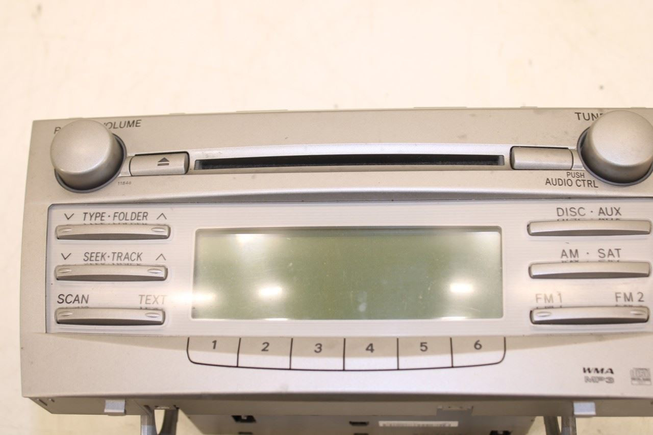 10-11 Toyota Camry LE Fujitsu Ten Audio Radio Faceplate Control Panel w Receiver - Alshned Auto Parts