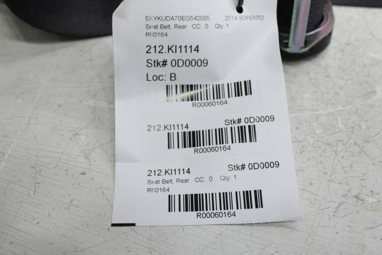 13-15 Kia Sorento EX Rear LH Side 2nd Row Seat Belt Retractor 89810-1U710VA OEM - Alshned Auto Parts
