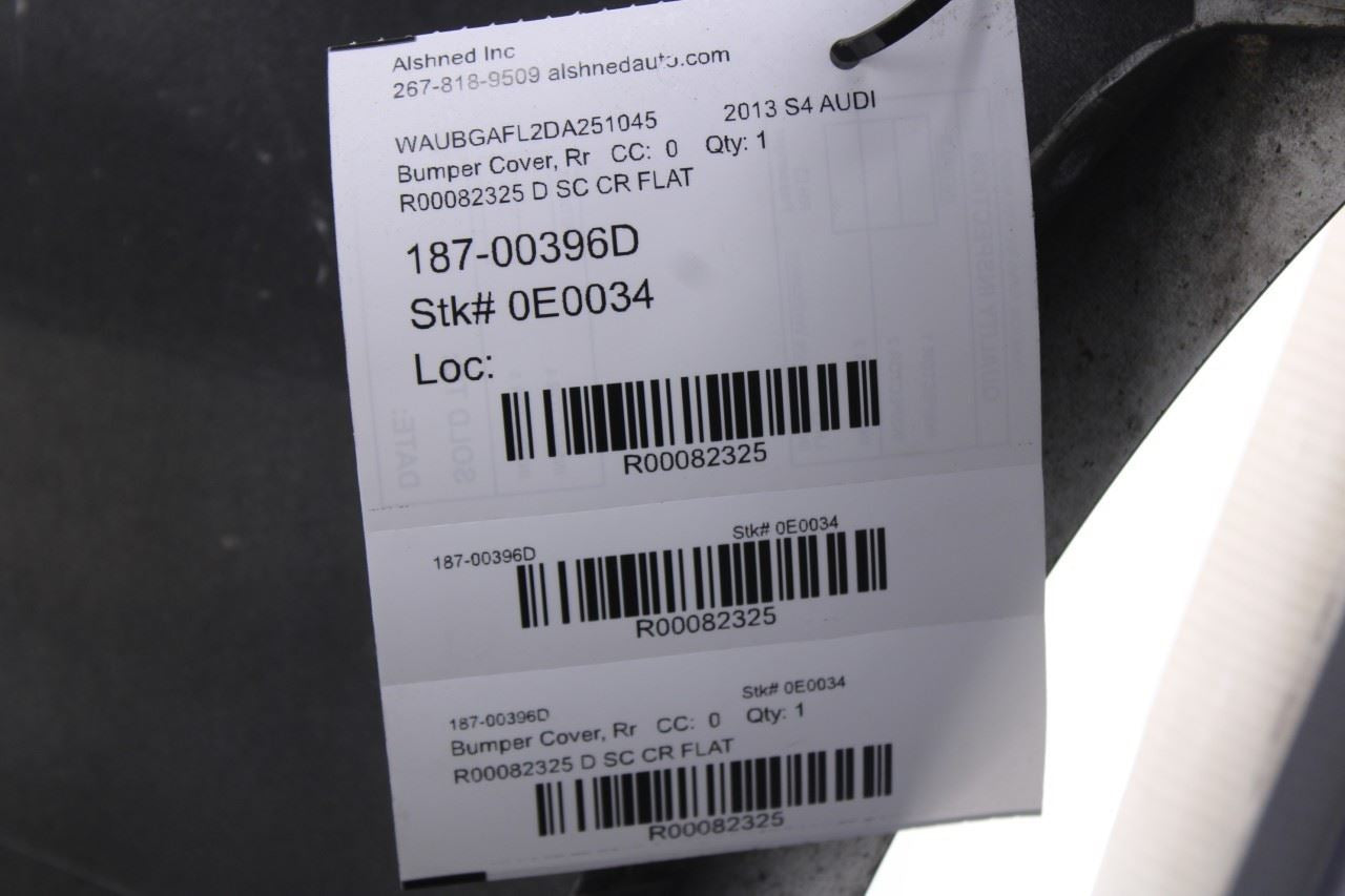 2013-2016 Audi S4 Premium Plus Rear Bumper Cover 8K5807067CGRU OEM *ReaD*19