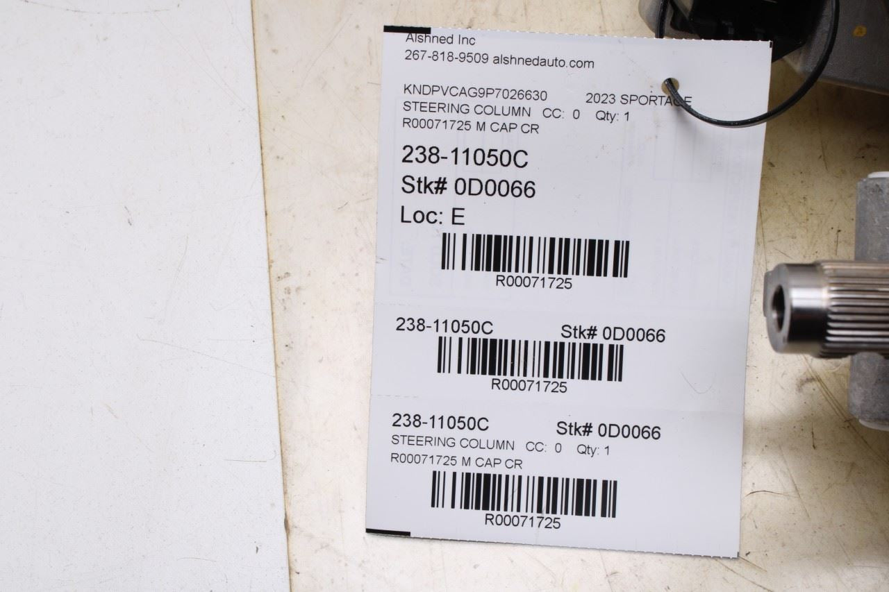 23-25 Kia Sportage Hybrid EX 1.6L AWD Steering Column Assembly 56300CH300 *ReaD* - Alshned Auto Parts