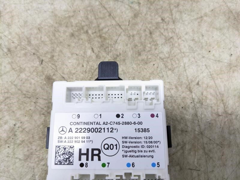 2015-2018 Mercedes-Benz C300 Rear Right Door Control Module 222-900-21-12 OEM - Alshned Auto Parts