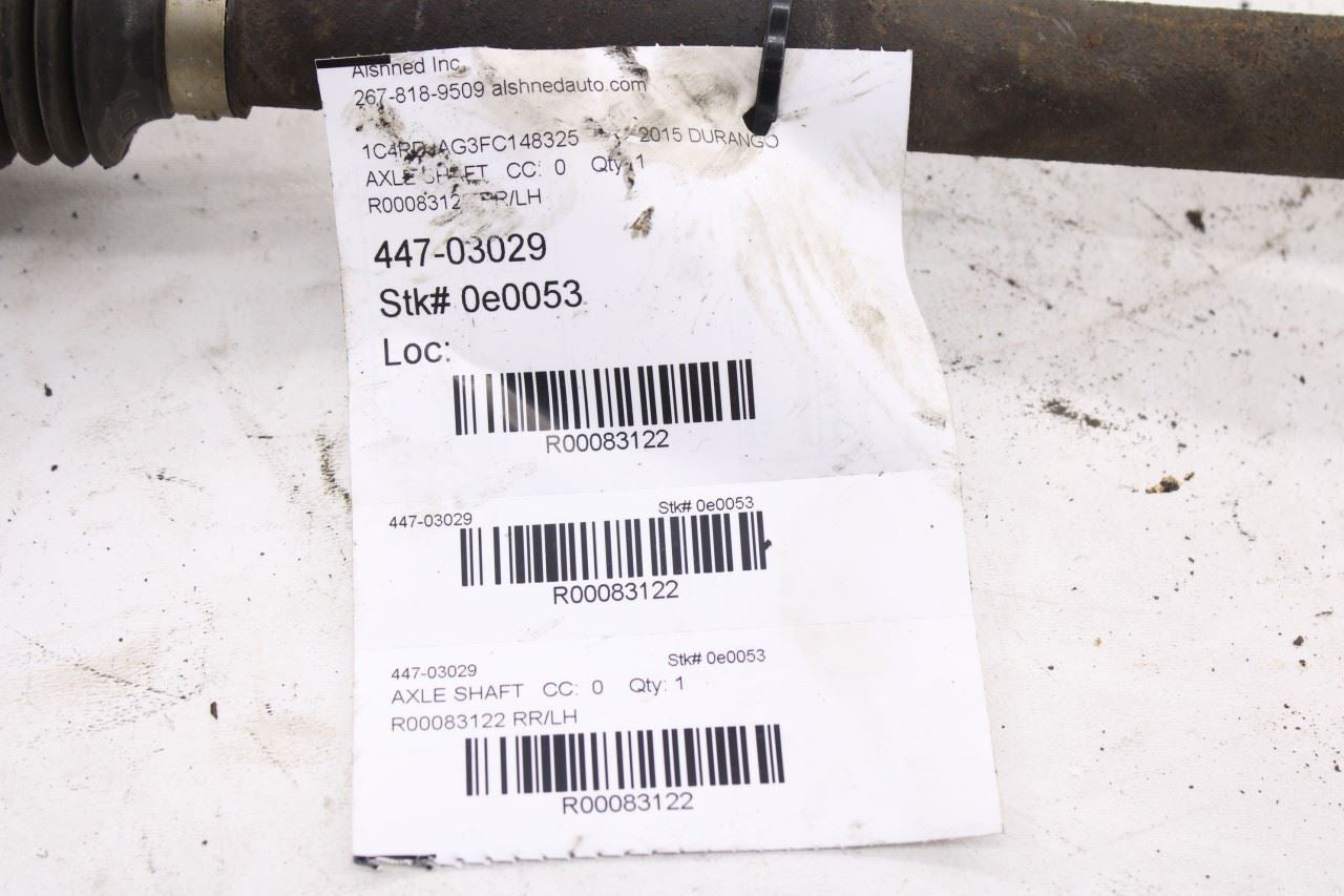 2011-2025 Dodge Durango SXT AWD Rear Left Driver Side CV Axle Drive Half Shaft11