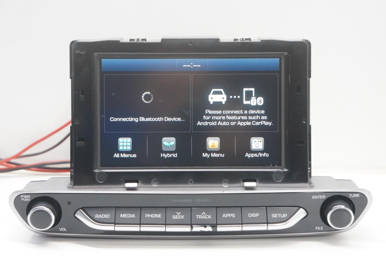 17-19 Hyundai Ioniq Radio Faceplate Control w/ 7.0'' Display and Receiver *ReaD* - Alshned Auto Parts