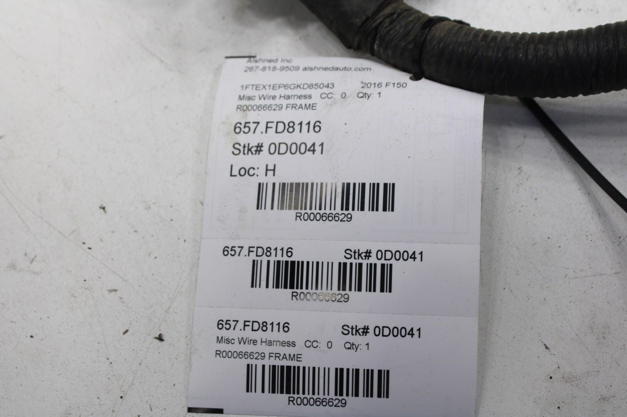 15-17 Ford F150 SuperCab Chassis Frame (Rear Lamps) Wire Harness GL3T-14405-DAA - Alshned Auto Parts