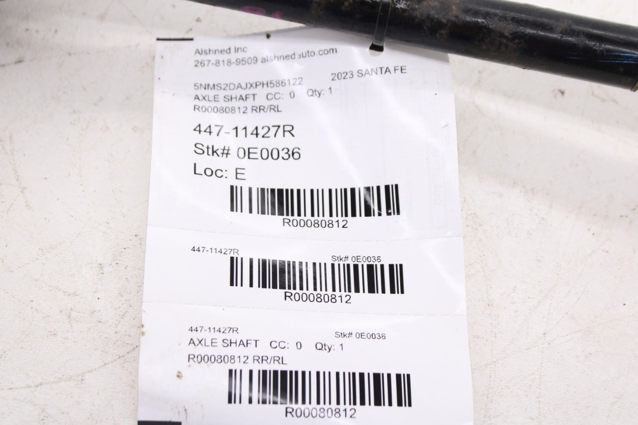 2021-23 Hyundai Santa Fe SEL AWD Rear Left Driver Side CV Axle Drive Half Shaft11