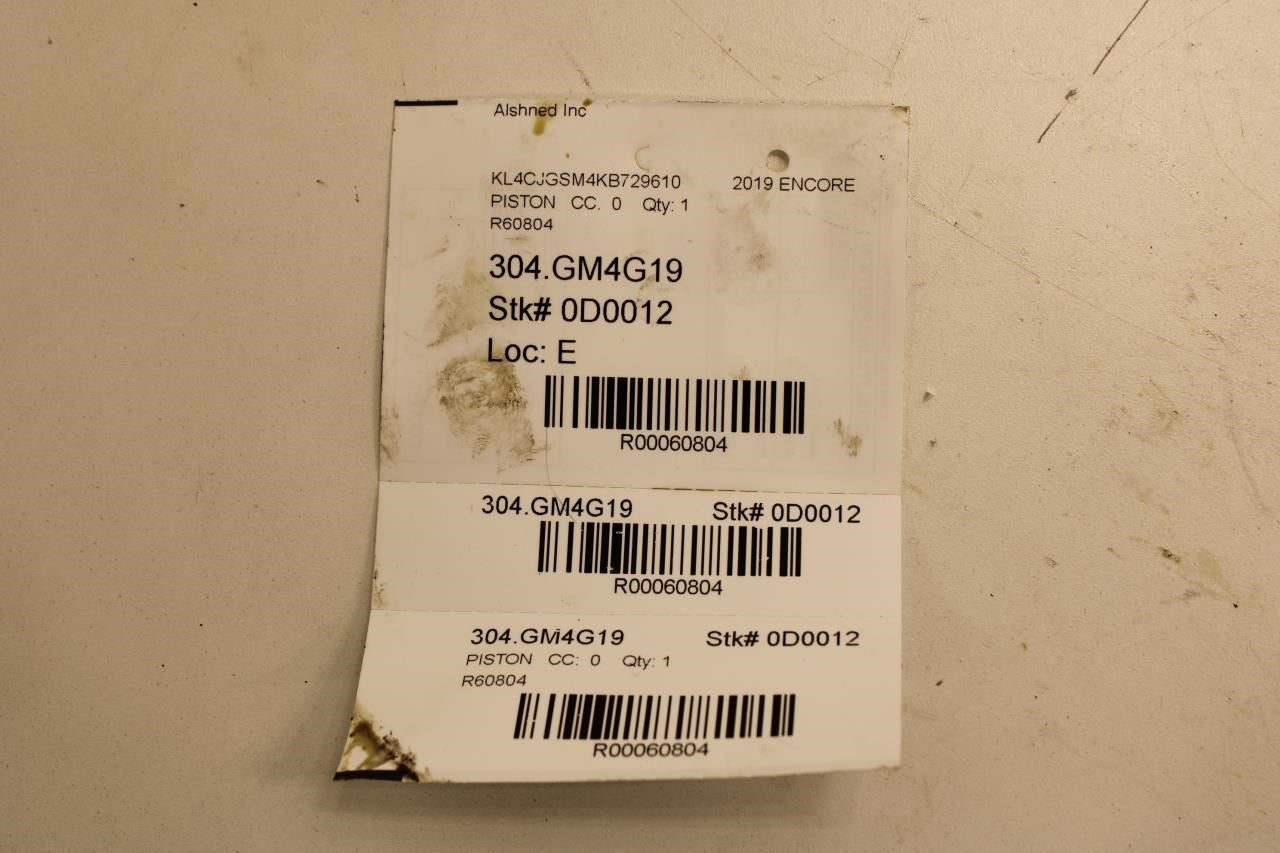 2019-22 Buick Encore 1.4L AWD Engine Piston w/ Connecting Rod Set of 4 12705612 - Alshned Auto Parts