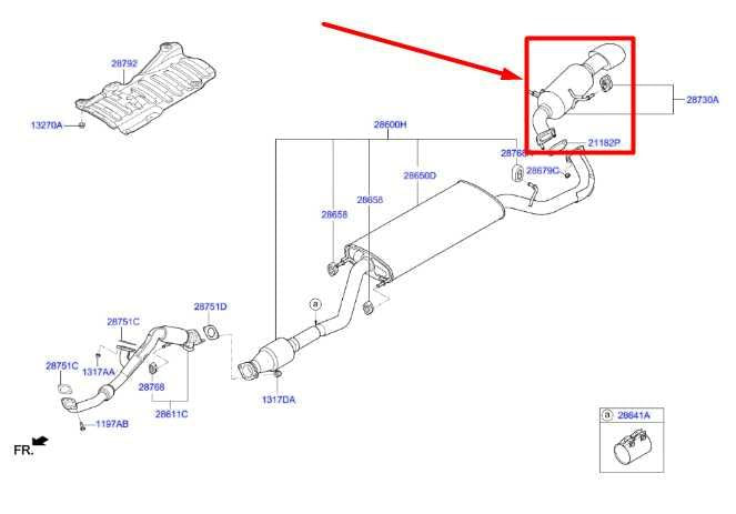 2014-2015 Kia Sorento 3.3L Rear Exhaust System Muffler 28710-1U200 OEM - Alshned Auto Parts