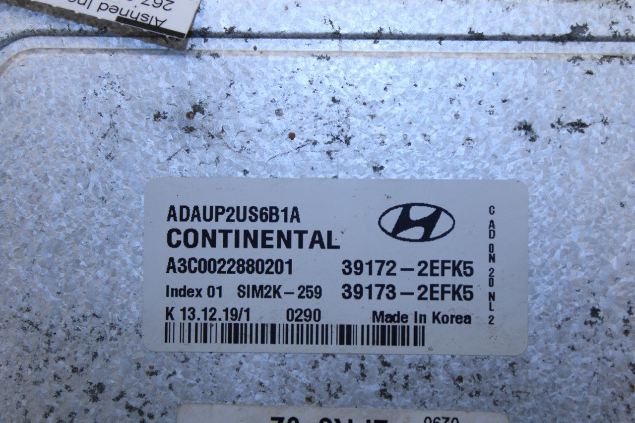 2019-20 Hyundai Elantra SEL Engine Computer Control Module ECU ECM 39173-2EFK5 - Alshned Auto Parts