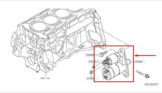 2013-2019 Nissan Sentra SV 1.8L Engine Starter Motor 23300-EN22C OEM - Alshned Auto Parts