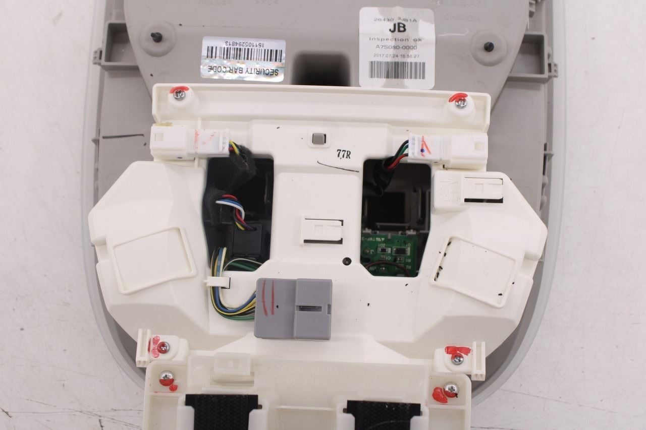 2016-2020 Infiniti QX60 Inner Front and Rear Roof Overhead Console 26430-3JB1A13