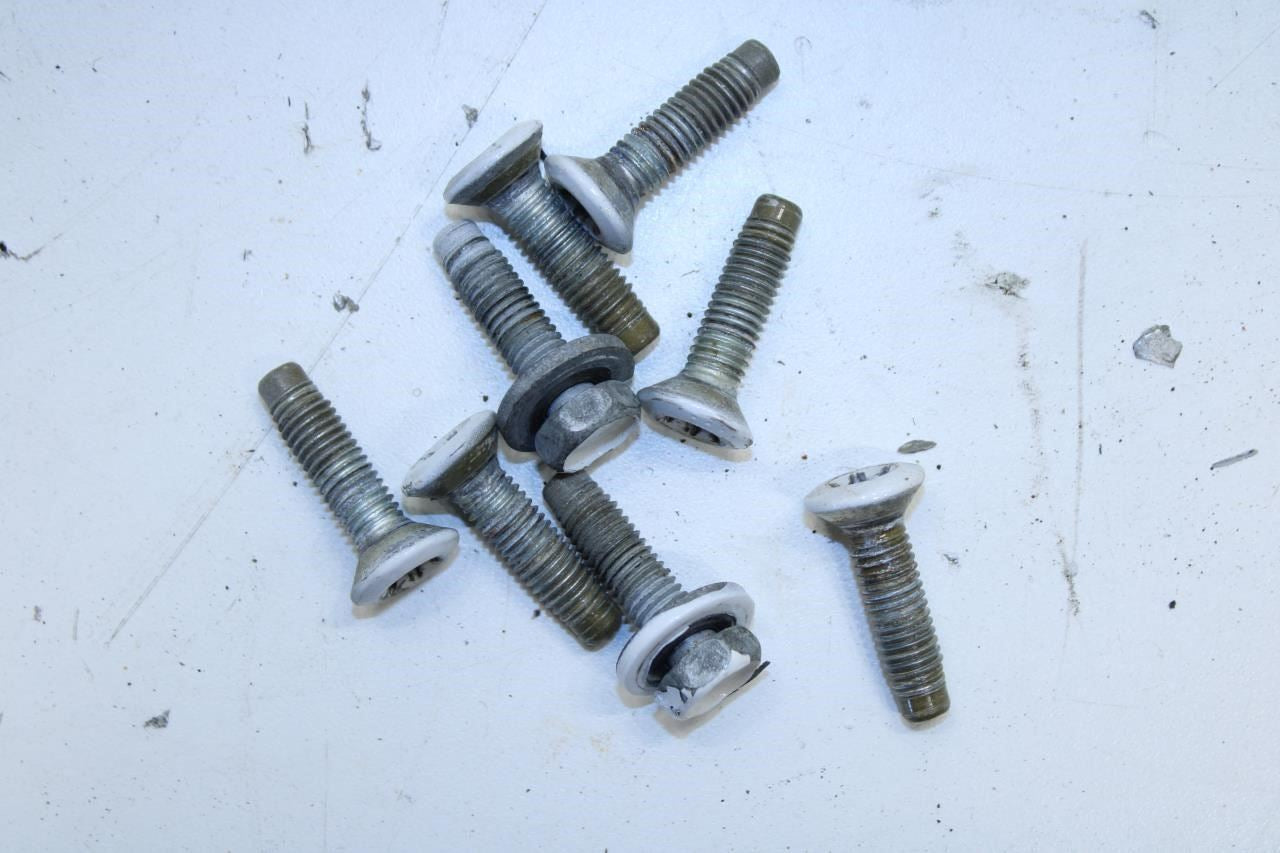 07-18 Jeep Wrangler Rear Tailgate Hinge Pair Up and Low w/ Bolts 55395401AH OEM - Alshned Auto Parts