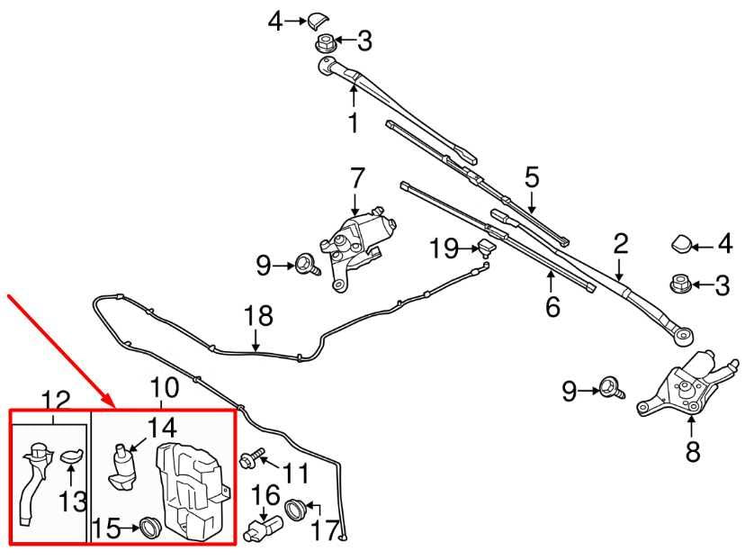 2013-2014 Ford Escape Windshield Washer Reservoir Bottle CJ5Z-17618-A OEM - Alshned Auto Parts