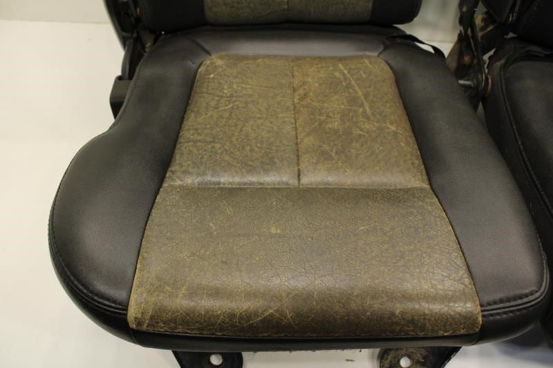 2011 Ford F250 SD Crew Cab Rear Left & Right Seat Leather BC3Z-2666601-FA - Alshned Auto Parts