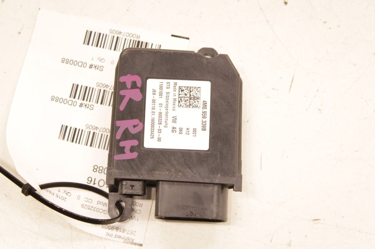 2016-2018 Volkswagen Passat SE Front Right Seat Occupant Detection Sensor Module - Alshned Auto Parts