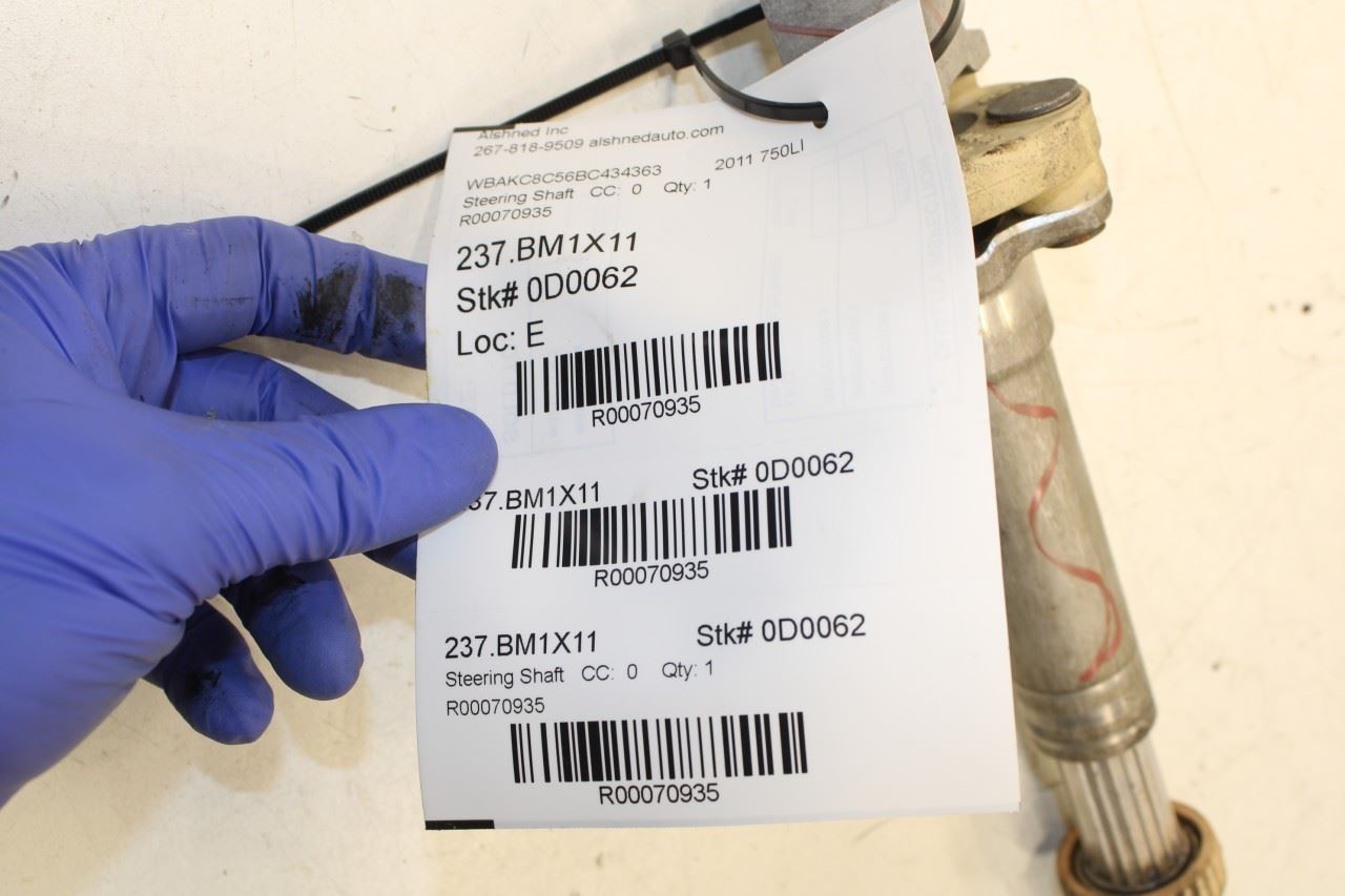 2010-15 BMW 750Li xDrive 4.4L AWD Steering Column Intermediate Lower Shaft Joint - Alshned Auto Parts