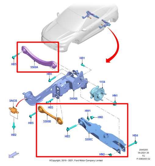 20-25 Ford Escape SEL AWD Rear Suspension Left Side Lower Control Arm Set *ReaD* - Alshned Auto Parts