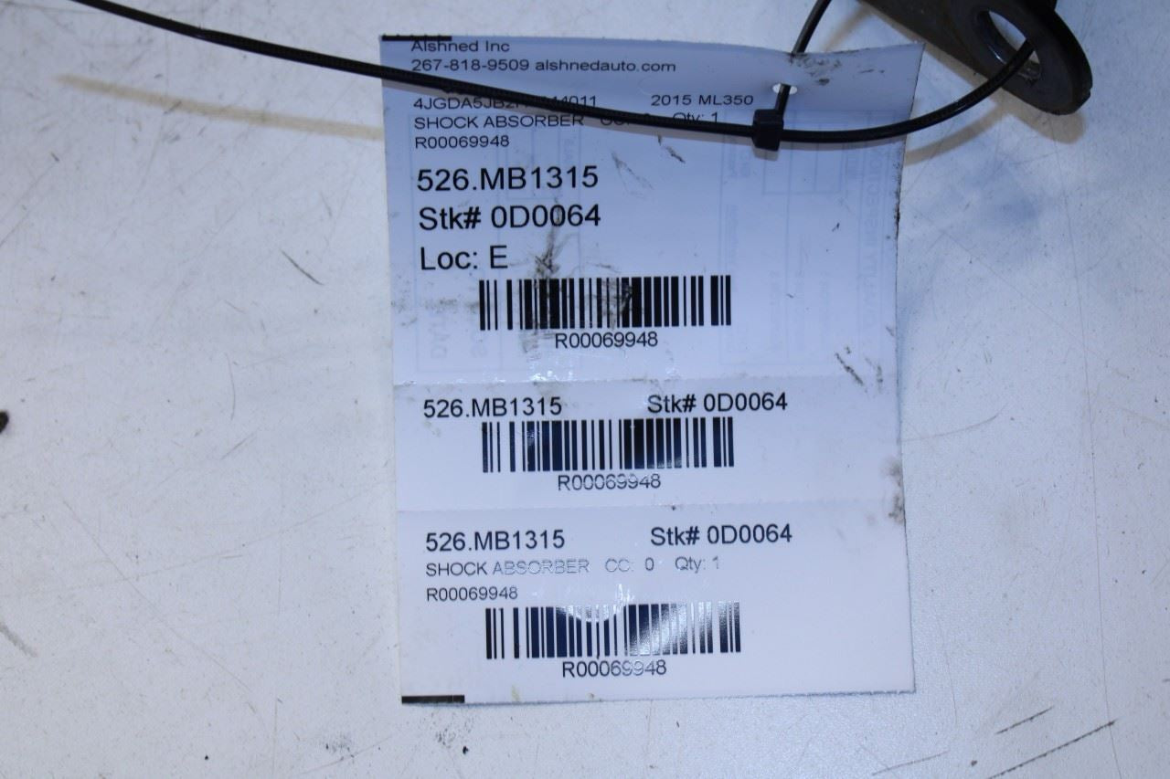 12-15 Mercedes-Benz ML350 3.5L RWD Rear Left or Right Side Shock Strut Absorber - Alshned Auto Parts
