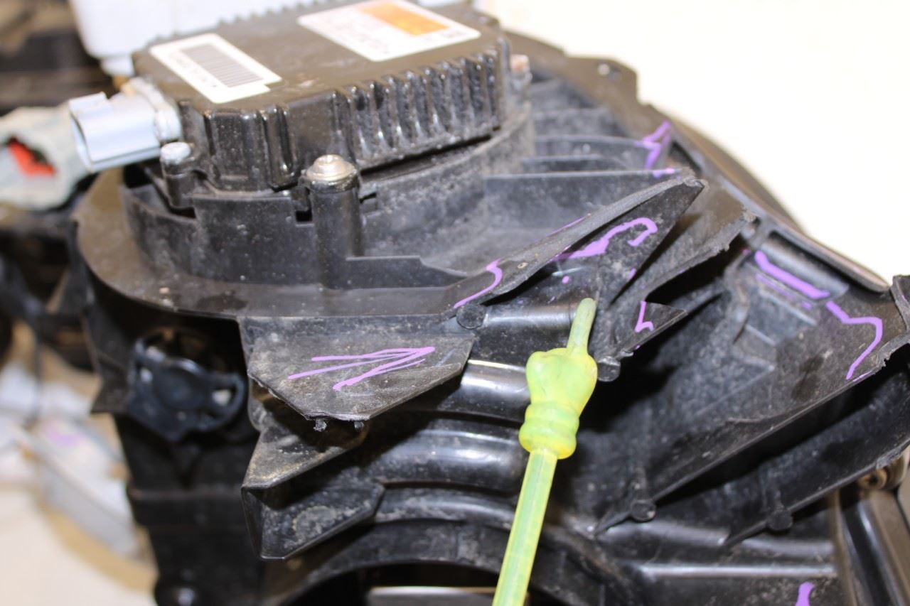 17-18 Infiniti QX60 3.5L Front Driver Side Headlight Lamp 26060-9NF0D *ReaD ASIS - Alshned Auto Parts