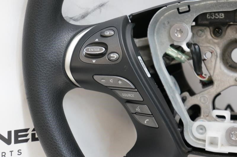 16-20 Nissan Pathfinder 3.5L Steering Wheel Leather w Control Buttons 484309PJ2A - Alshned Auto Parts