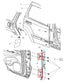 13-21 Jeep Grand Cherokee Limited Rear Left Side Door Hinge Upper and Lower Pair - Alshned Auto Parts