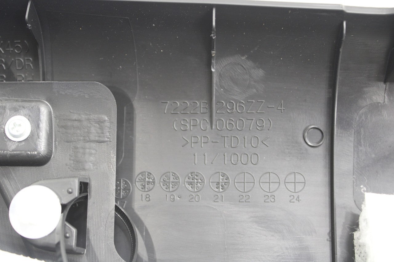 2022-2025 Mitsubishi Eclipse Cross ES Rear Right Door Trim Panel 7222B972XB OEM - Alshned Auto Parts