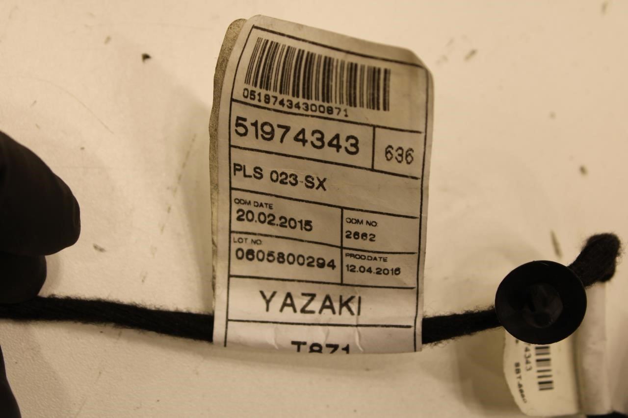 2015-2022 Ram ProMaster City Rear Left Sliding Door Wire Harness 51974343 OEM - Alshned Auto Parts