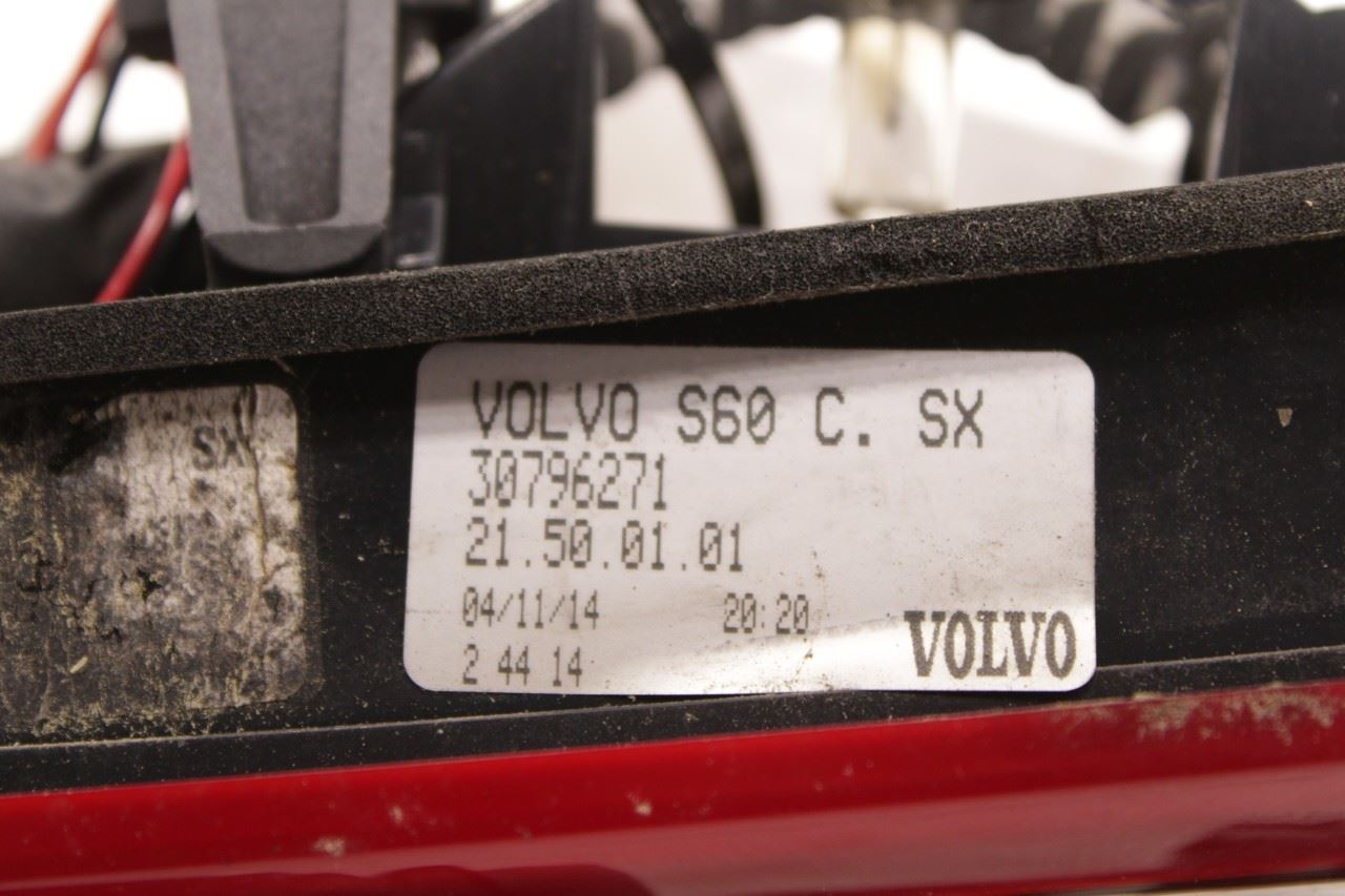 2012-2016 Volvo S60 T5 Premier Rear Left Driver Side Tail Light Lamp 30796271 - Alshned Auto Parts