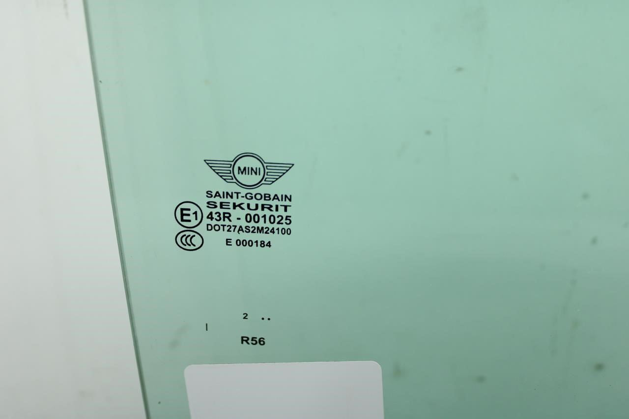 2016-2024 Mini Cooper Clubman Front Right Side Door Window Glass 51337344132 OEM - Alshned Auto Parts