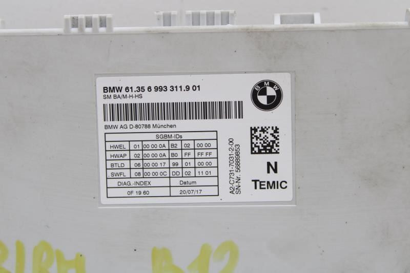 2018-20 BMW 430i Front Right Seat Memory Control Module 61-35-6-993-311-9-01 OEM - Alshned Auto Parts