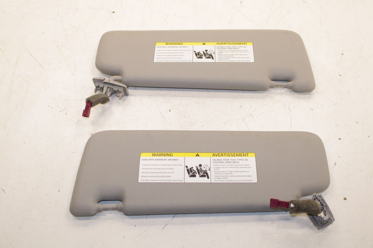 11-17 BMW X3 xDrive28i 2.0L Front RH and LH Side Sun Visor Set w/ Mirror *ReaD* - Alshned Auto Parts