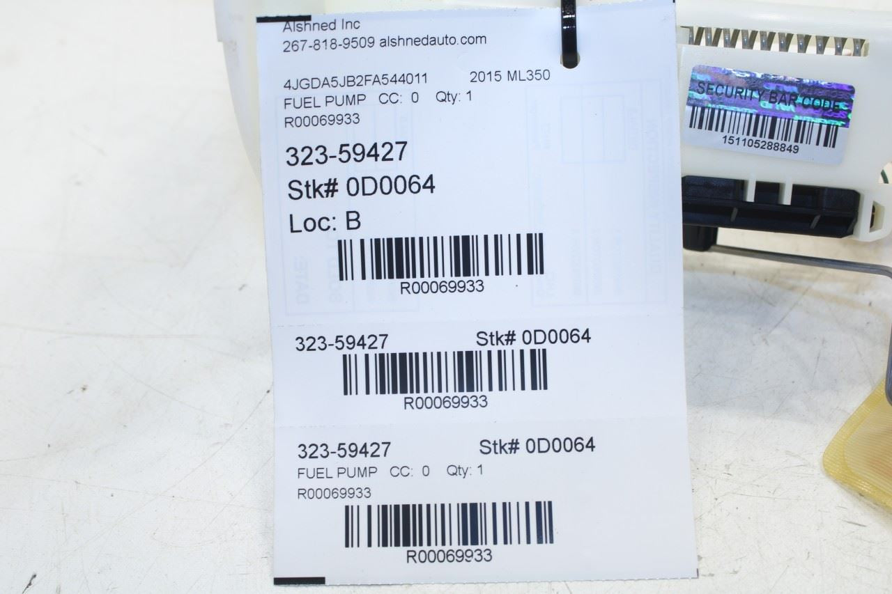 2012-15 Mercedes-Benz ML350 Fuel Tank Sender Unit Level Sensor 166-470-04-90 OEM - Alshned Auto Parts