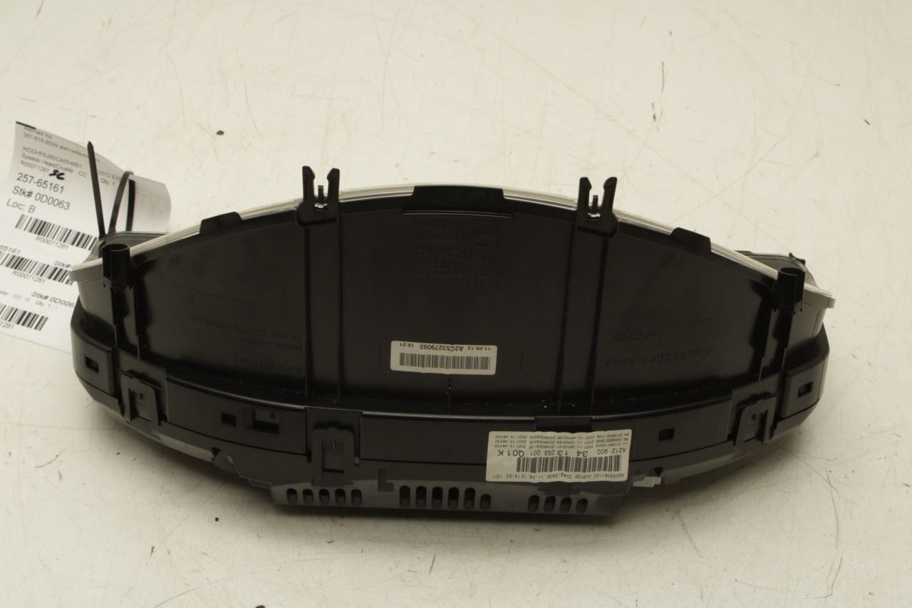 2012 Mercedes-Benz E350 Sport 4Matic Speed Gauge Instrument Cluster 362K Mileage - Alshned Auto Parts