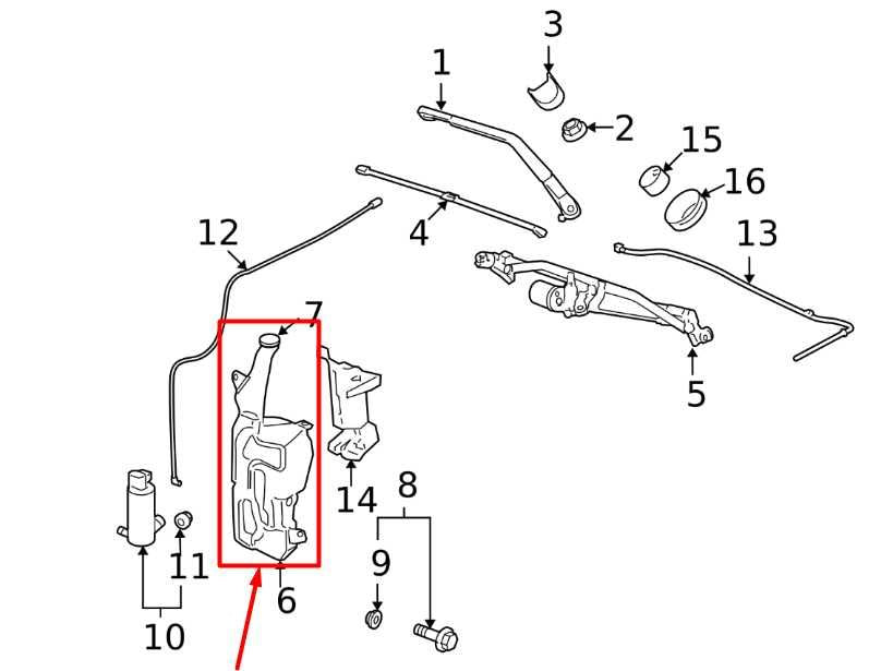 2007-2013 Chevrolet Silverado 1500 Windshield Washer Reservoir Bottle 15917651 - Alshned Auto Parts