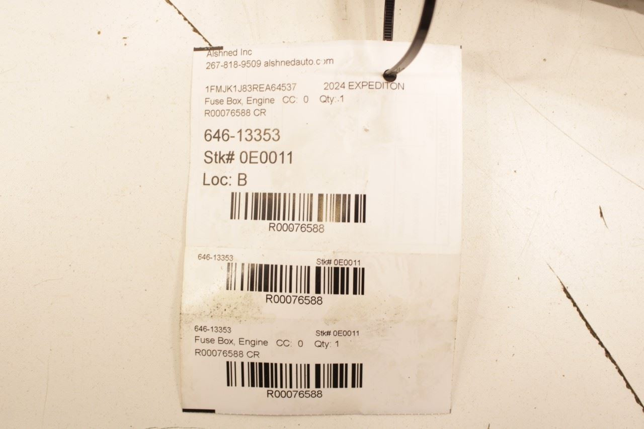 22-24 Ford Expedition MAX XLT 3.5L 4WD Engine Bay Fuse Relay Junction Box *ReaD* - Alshned Auto Parts