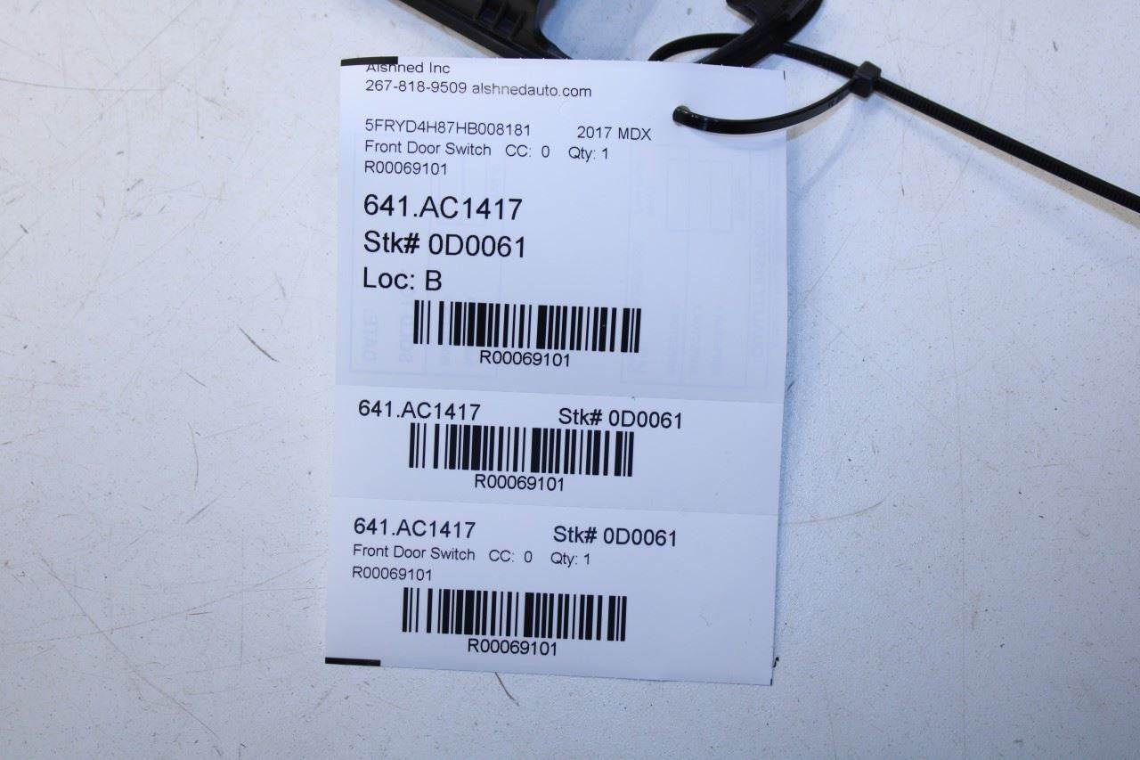 14-20 Acura MDX Advance Front Left Door Seat Memory Control Switch w/ Cover Trim - Alshned Auto Parts