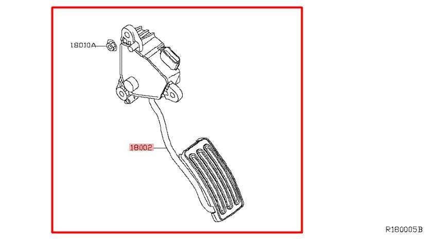2013-2019 Nissan Sentra SV Accelerator Throttle Gas Pedal Sensor 18002-4AF0A OEM - Alshned Auto Parts