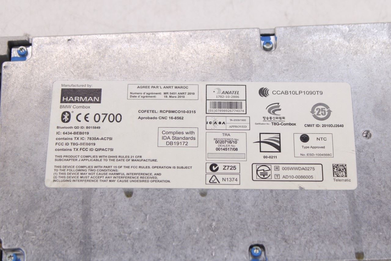 2007-2013 BMW X5 Xdrive35I Telematics Communication Computer Control Module OEM15