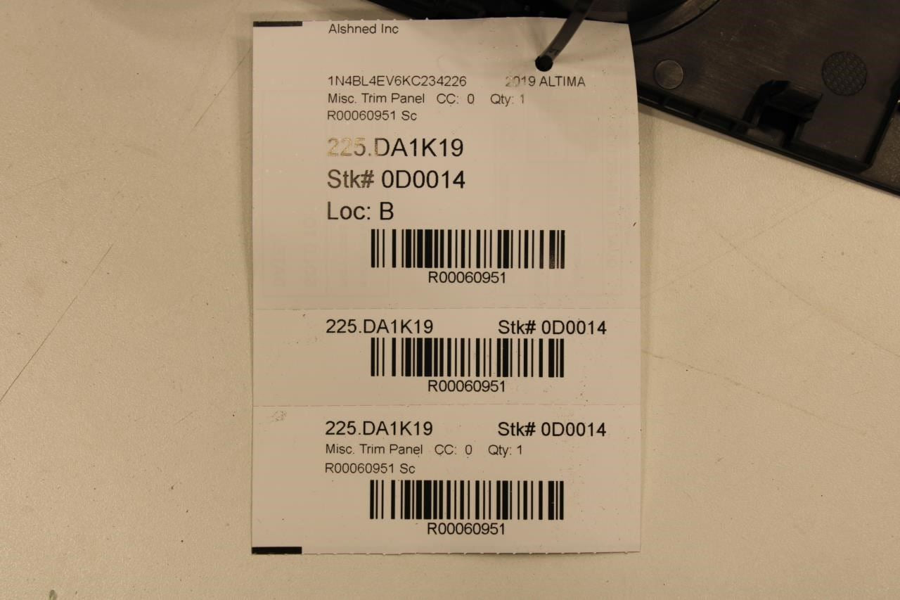 2019-22 Nissan Altima SL Center Console Upper Trim Panel w/ Switches 96941-6CA9E - Alshned Auto Parts