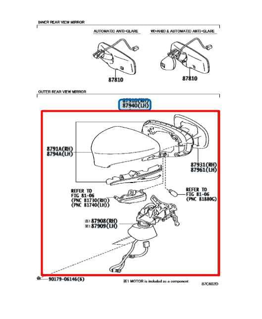 13-16 Lexus GS350 3.5L AWD Driver Left Side Rear View Mirror 87940-30F10-J0 OEM - Alshned Auto Parts