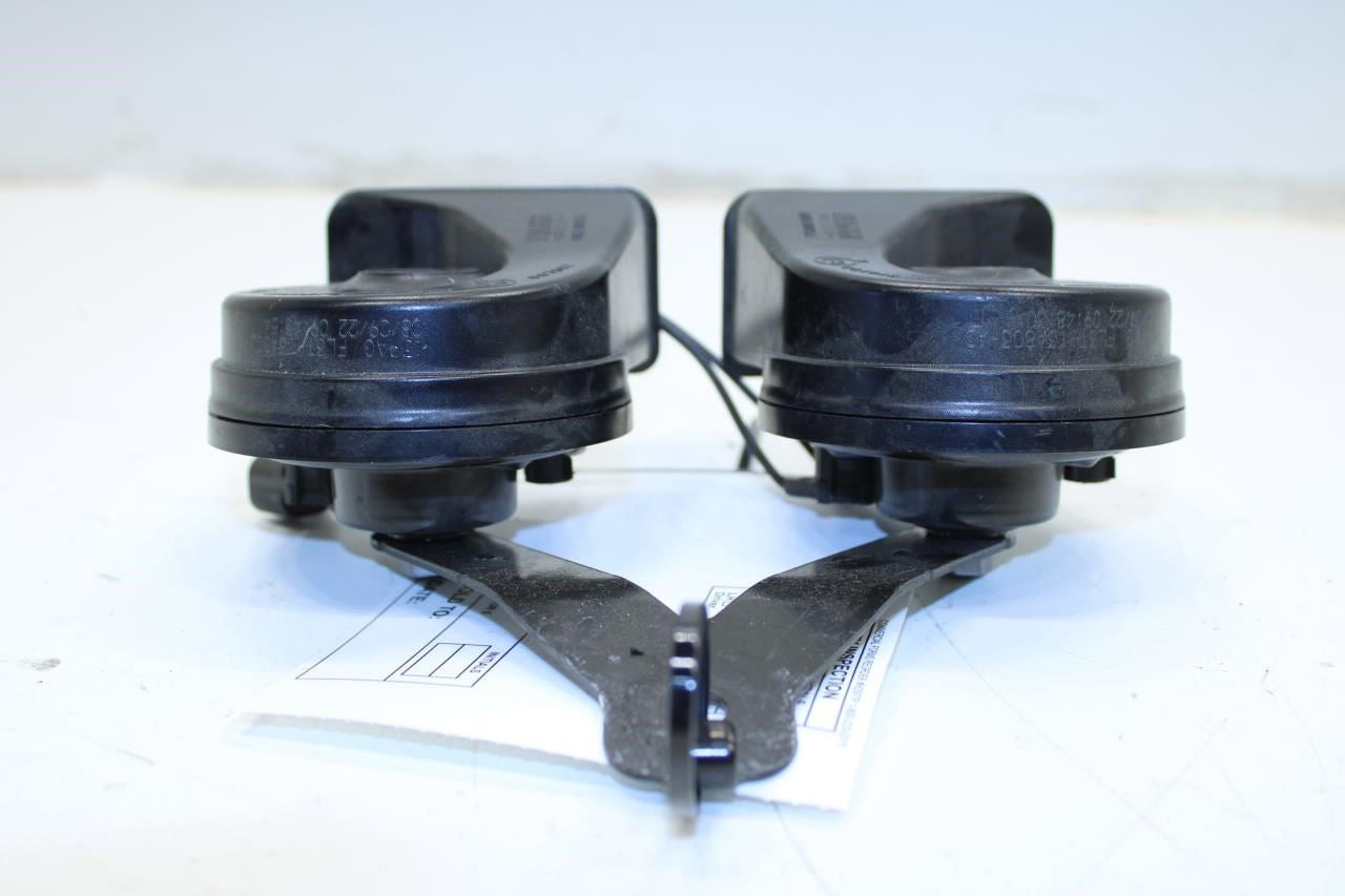 2015-2020 Ford F150 XL High and Low Note Horn w/ Bracket FL3T-13A803-AD OEM - Alshned Auto Parts