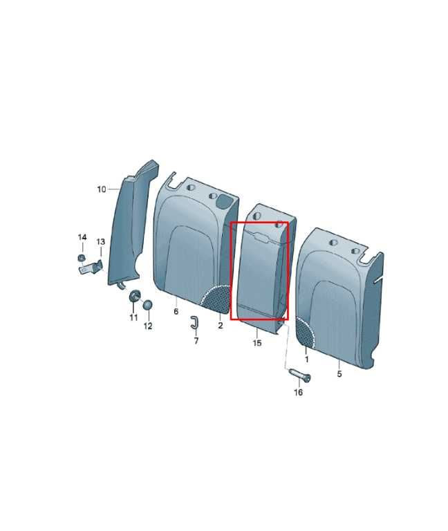 2018-23 Audi S5 Premium Rear Center 2nd Row Seat Armrest Cushion w/ Storage Tray - Alshned Auto Parts