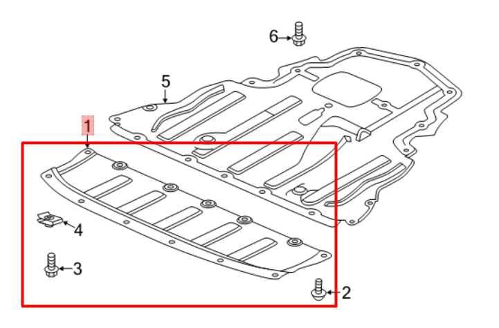 2019-25 Infiniti QX50 Front Under Body Radiator Splash Shield Guard Panel *ReaD* - Alshned Auto Parts