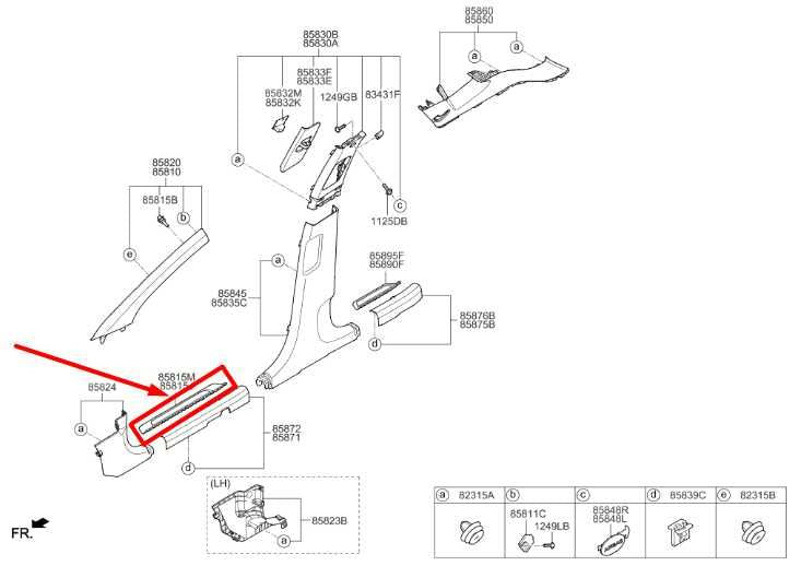 2016-2021 Hyundai Tucson Value Front Left Door Sill Scuff Kick Plate Trim Panel - Alshned Auto Parts