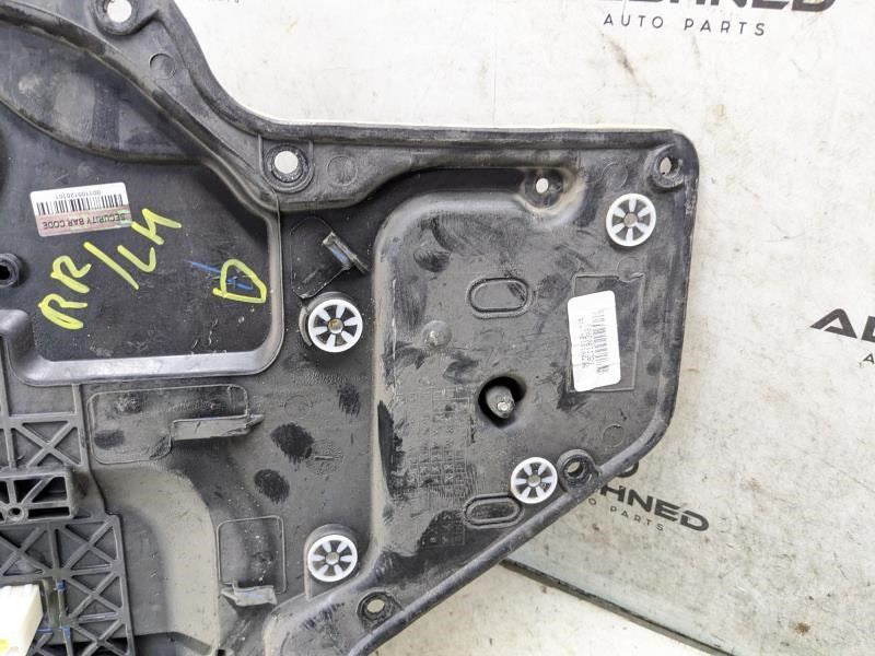 07-17 Jeep Wrangler RR LH Door Window Regulator w/ Carrier Plate 68211903AB OEM - Alshned Auto Parts