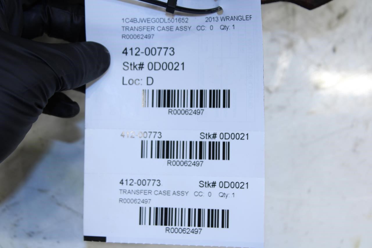 2012-2017 Jeep Wrangler Sahara 3.6L AT Transfer Case 100K 52123497AA OEM - Alshned Auto Parts
