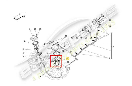 2017-21 Maserati Ghibli 3.0L RWD Driver Left Side Fuel Gas Tank Level Gauge Pump - Alshned Auto Parts