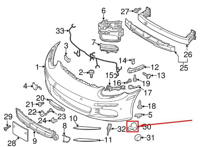 2014-2024 Porsche Panamera 4 Front Bumper Parking Aid Sensor 5Q0-919-275-B OEM - Alshned Auto Parts