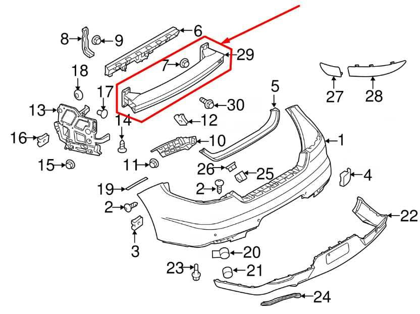 2010-2016 Porsche Panamera Rear Bumper Reinforcement Impact Bar 970-505-241-01 - Alshned Auto Parts