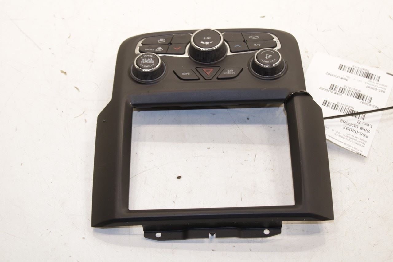 13-18 Ram 1500 Big Horn Dash Radio Faceplate Heater Temperature Climate Control - Alshned Auto Parts